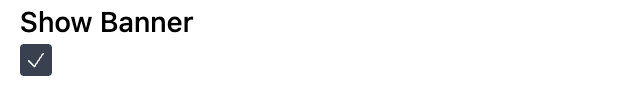 Checkbox setting type preview
